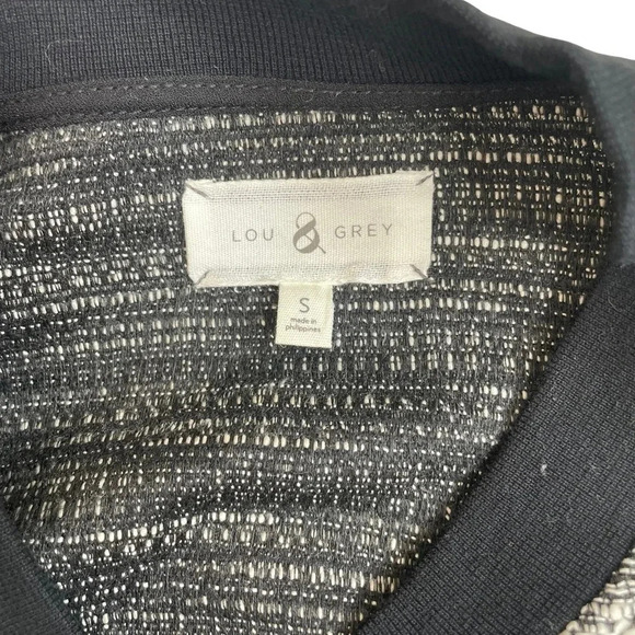 Lou & Grey Tweed Bomber Jacket SZ Small - Picture 4 of 6